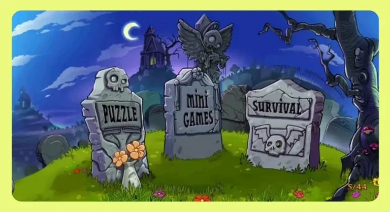 Gameplay modes in Plant vs zombie