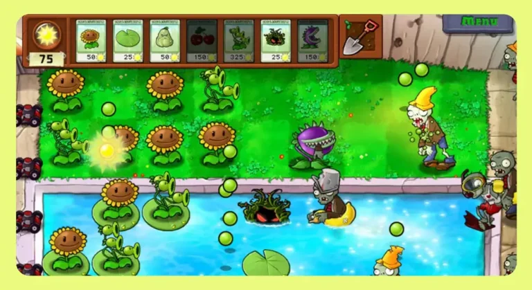 PvZ gameplay interface 2