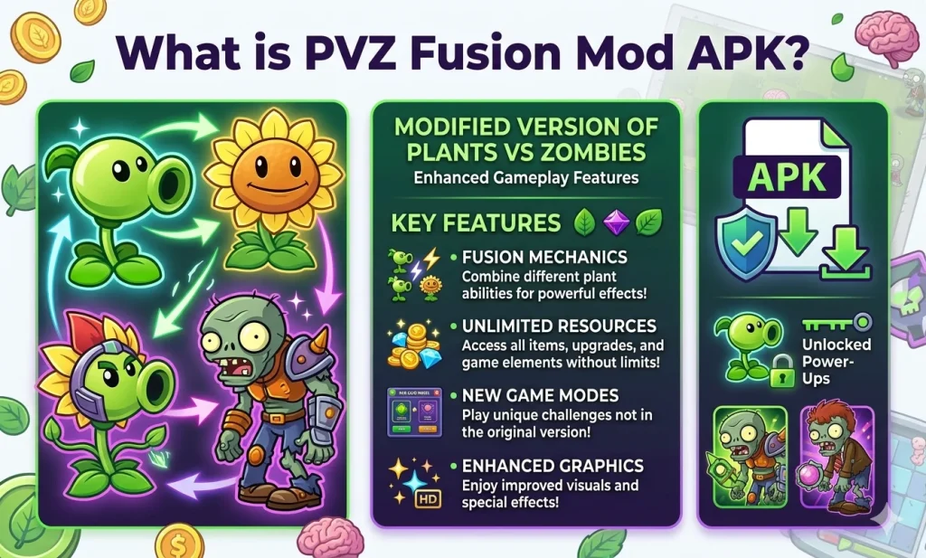 What is PVZ fusion Mod APK 2026